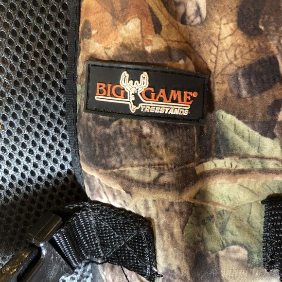 Big Game Treestands Safety Vest Matrix Camo Hunting 175-250lbs CR85-VLX -LG/XL - Picture 2 of 8